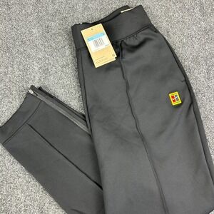 Nike Court Heritage Dri-FIT Tennis Pants Women's Size M Black DA4722-010 NWT